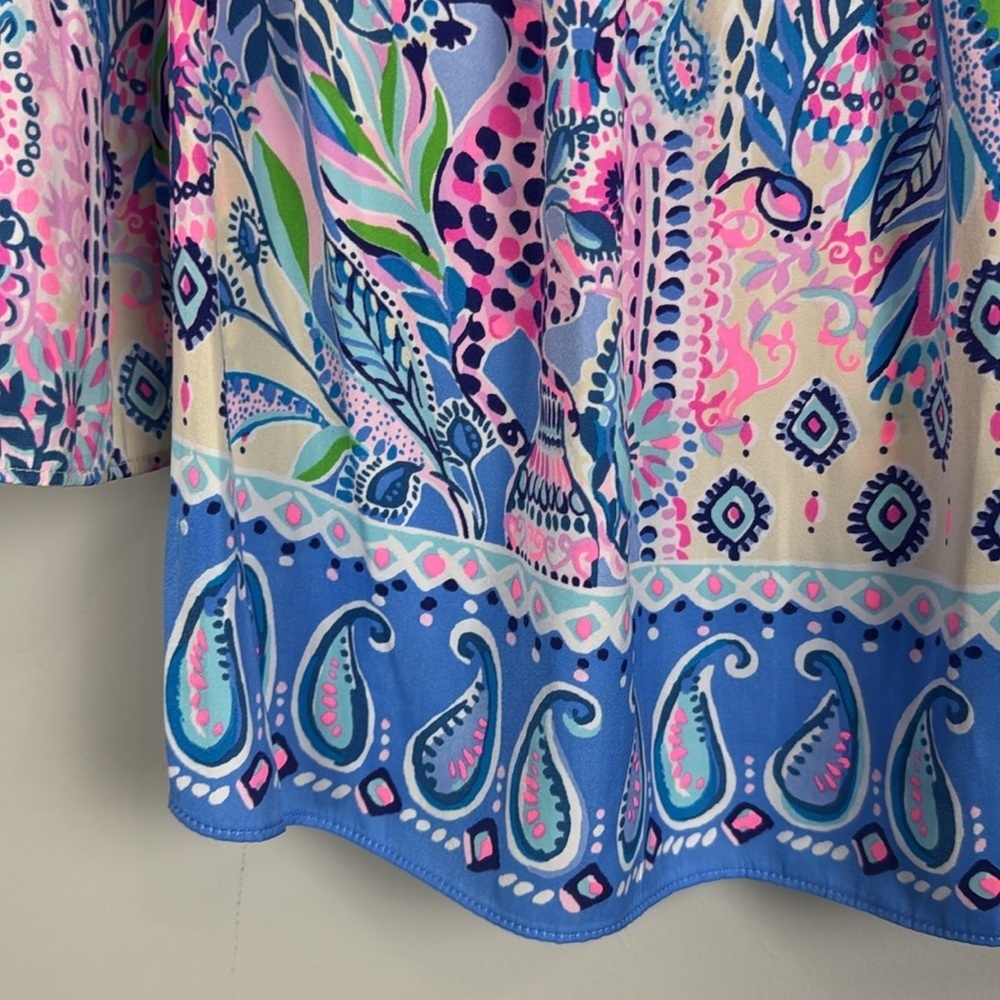 Lilly Pulitzer Nevie Off The Shoulder Top. Haute Nature. Size S. - Picture 3 of 9